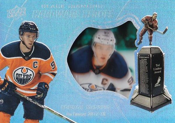 insert karta CONNOR McDAVID 19-20 Black Diamond Hardware Heroes /99